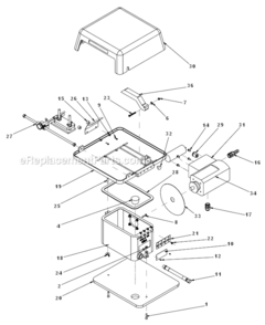 Page A Diagram and Parts List for BD7  Barranca Diamond Circular Saw